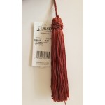 Crown Head Chainette Tassel, 5 1/2 Inch Long with 2 Inch Loop Color Rush