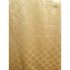 Jacquard  ,  Solid Fabric Color gold Fabric sold By the Yard, 58      