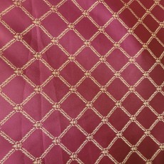 Jacquard Diamond parent , Fabric Color Burgundy, Fabric sold By the Yard 58 