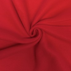 Fleece Fabric, Solid Red Color, 58/60