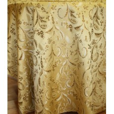 Jacquard Floral, Fabric, Color Gold Fabric, sold By the Yards 58 