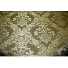 Jacquard Damask, Color Sage, Fabric sold By the Yards 58 