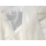 Crushed Sheer Voile White 118