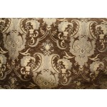 Chenille Renaissance Home Decor Upholstery,Color Brown,  Sold By the Yard