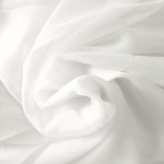 Sheer French ,Voile White Color, Fabric 118