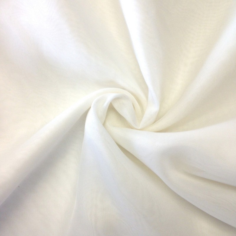 Sheer French ,Voile Ivory Color, Fabric 118 - Sold By the yards